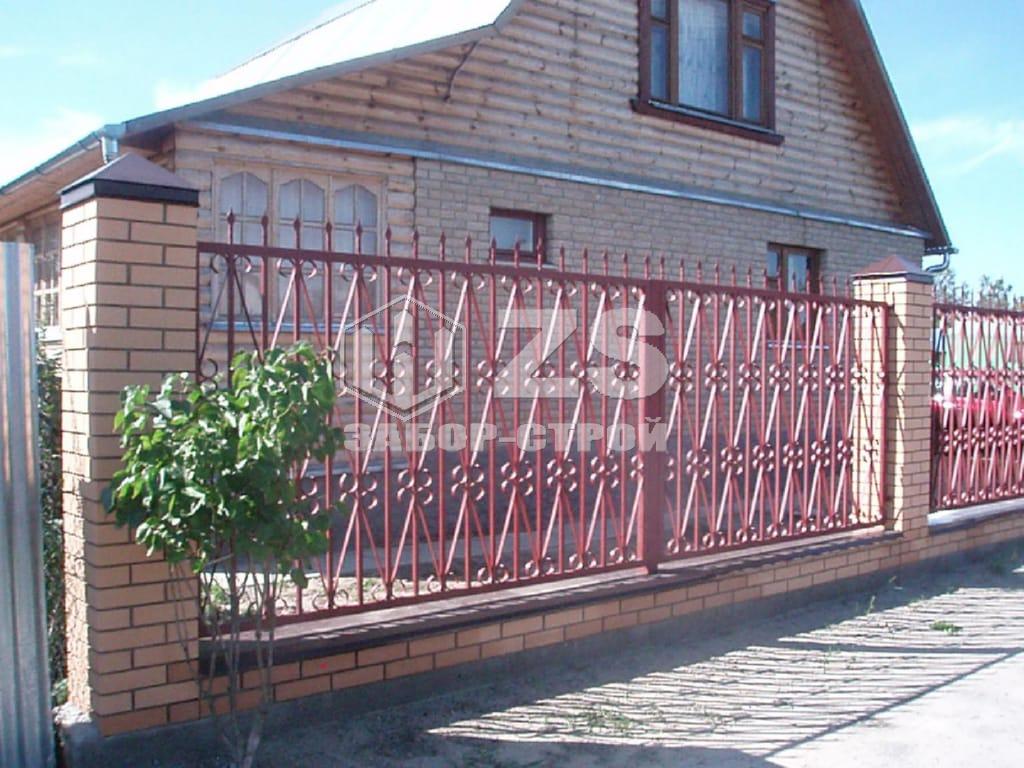 Кованый забор 30 метров с установкой под ключ в Рязани. Цена и комплектация